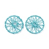Spray Painted Eco-Friendly Iron Filigree Joiners Links IFIN-T009-01H-2