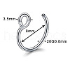 316 Surgical Stainless Steel Clip on Nose Rings WGA7223-05-5