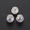 Transparent Acrylic Beads PACR-T011-06-1