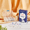 SUNNYCLUE DIY Purple Themed Glass Earring Making Kits DIY-SC0014-36P-7
