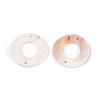 Natural Freshwater Shell Connector Charms SHEL-T020-20-3