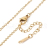Rose of Life Pendant Necklace NJEW-G074-19G-4
