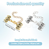 Zinc Alloy Chandelier Components Links PALLOY-GO00039-2