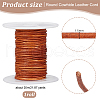 20M Round Cowhide Leather Cord WL-WH0015-01A-01-2
