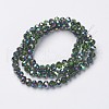 Electroplate Transparent Glass Beads Strands EGLA-A034-T4mm-Q04-2