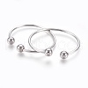 304 Stainless Steel Cuff Bangles BJEW-F350-01P-1