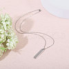 CHGCRAFT 6Pcs 304 Stainless Steel Pendant Necklace NJEW-CA0001-20P-6