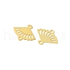 Brass Laser Cut Hollow Connector Charms KK-K277-12G-2