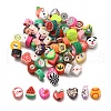 Handmade Polymer Clay Beads CLAY-XCP0001-27-1