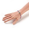 Natural Amethyst Beads Bracelets BJEW-JB03954-03-5