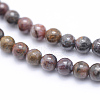 Natural Pietersite Beads Strands G-P336-01-4mm-3