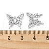 Hollow Brass Micro Pave Cubic Zirconia Pendants KK-H460-51P-3