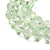 Transparent Baking Paint Glass Beads Strands X1-DGLA-A034-T6mm-D10-3