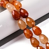 Natural Red Agate Beads Strands G-G177-D01-02-1
