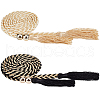 CRASPIRE 6Pcs 2 Colors Nylon Cotton Braided Chain Belt AJEW-CP0008-17-1