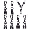 WADORN 6 Sets 3 Style Alloy Clasp Set PALLOY-WR0001-12-1