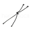 Rack Plating Brass Cable Chain Link Bracelet Making KK-TAC0016-05EB-1