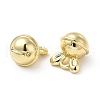 Rack Plating Alloy Rabbit Charms FIND-G044-02LG-2