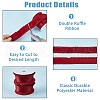 FIBLOOM 10 Yards Polyester Ruffled Lace Ribbon DIY-FI0001-14A-4