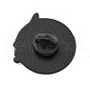 Poker Black Alloy Brooches JEWB-I030-11F-2
