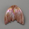 Grandient Color Opaque Resin Pendants RESI-WH0026-74J-1