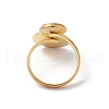 304 Stainless Steel Open Cuff Ring Findings STAS-E124-05H-G-3