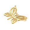 304 Stainless Steel Pendants STAS-R159-04G-2