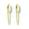 S925 Sterling Silver Circle Hoop Earrings TY5498-7-1