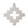 304 Stainless Steel Pendants STAS-S174-24P-1