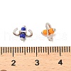 Glass Seed Beads Links Connector Charms KK-M266-11P-3