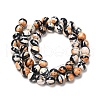 Synthetic Ocean White Jade Bead Strands G-J350-10mm-03-3