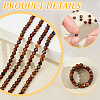  2 Strands Natural Tiger Eye Beads Strands G-NB0005-72-5
