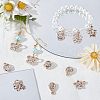 CHGCRAFT 103Pcs 6 Style UV Plating ABS Plastic Pendants KY-CA0001-21-4