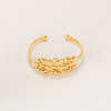 Elegant Multilayer Texture Brass Beads Cuff Bracelets TP3333-2-1
