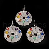 Natural Quartz Crystal Pendants G-A031-01P-04-1