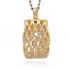 Matte Alloy Bird Pendants PALLOY-J416-01MG-2