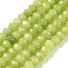 Dyed Natural Malaysia Jade Rondelle Beads Strands X-G-E316-2x4mm-41-1