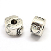 Alloy European Style Clasps PDLC-R001-22AS-1