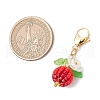 Berry Glass Seed Beads Pendant Decorations HJEW-MZ00250-3