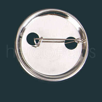 Iron Safety Brooch Findings ZXFQ-PW0001-003D-1