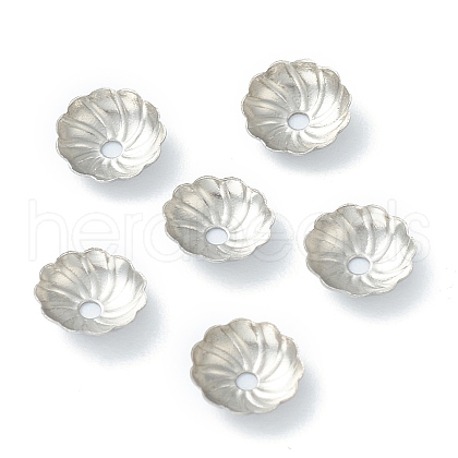 Non-Tarnish 304 Stainless Steel Bead Caps STAS-H149-26A-P-1