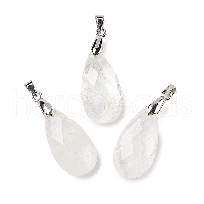 Natural Quartz Crystal Pendants G-L614-D03-P01-1