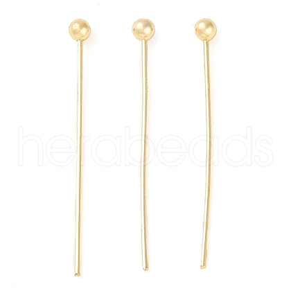 Brass Ball Head Pins KK-N254-49B-G-1
