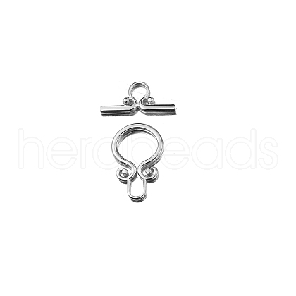 Stainless Steel Toggle Clasps PW-WG419A3-02-1
