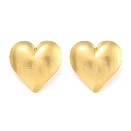 Ion Plating(IP) 304 Stainless Steel Stud Earrings for Women EJEW-A108-06G-1