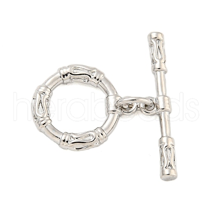 Brass Toggle Clasps KK-A223-14P-1