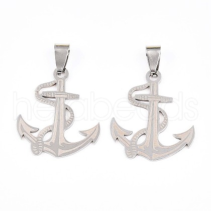 201 Stainless Steel Pendants STAS-Q342-24P-1