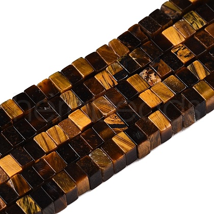 Natural Tiger Eye Beads Strands G-N342-73-1