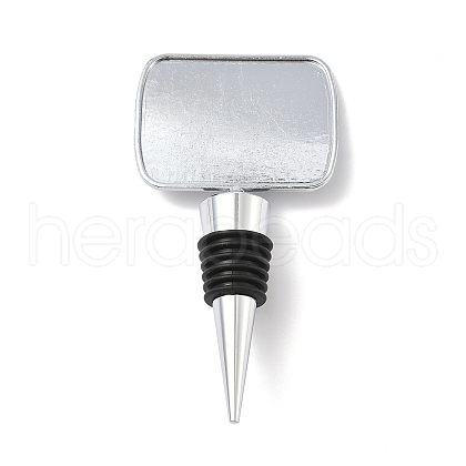 Alloy with Epoxy Wine Bottle Stoppers AJEW-G007-01B-1