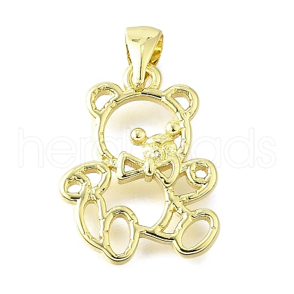 Brass Pendants KK-V007-27G-1